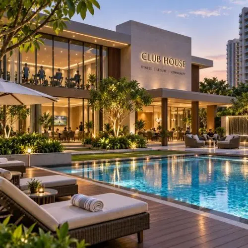 Luxury clubhouse at M3M Sector 108 Noida